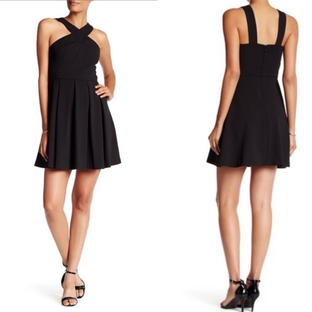 Black cocktail dress